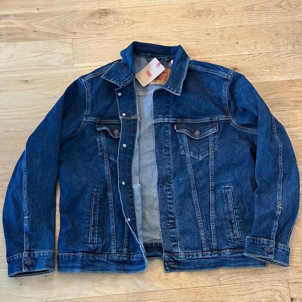 Levi's Men's Dark Blue Denim Jacket